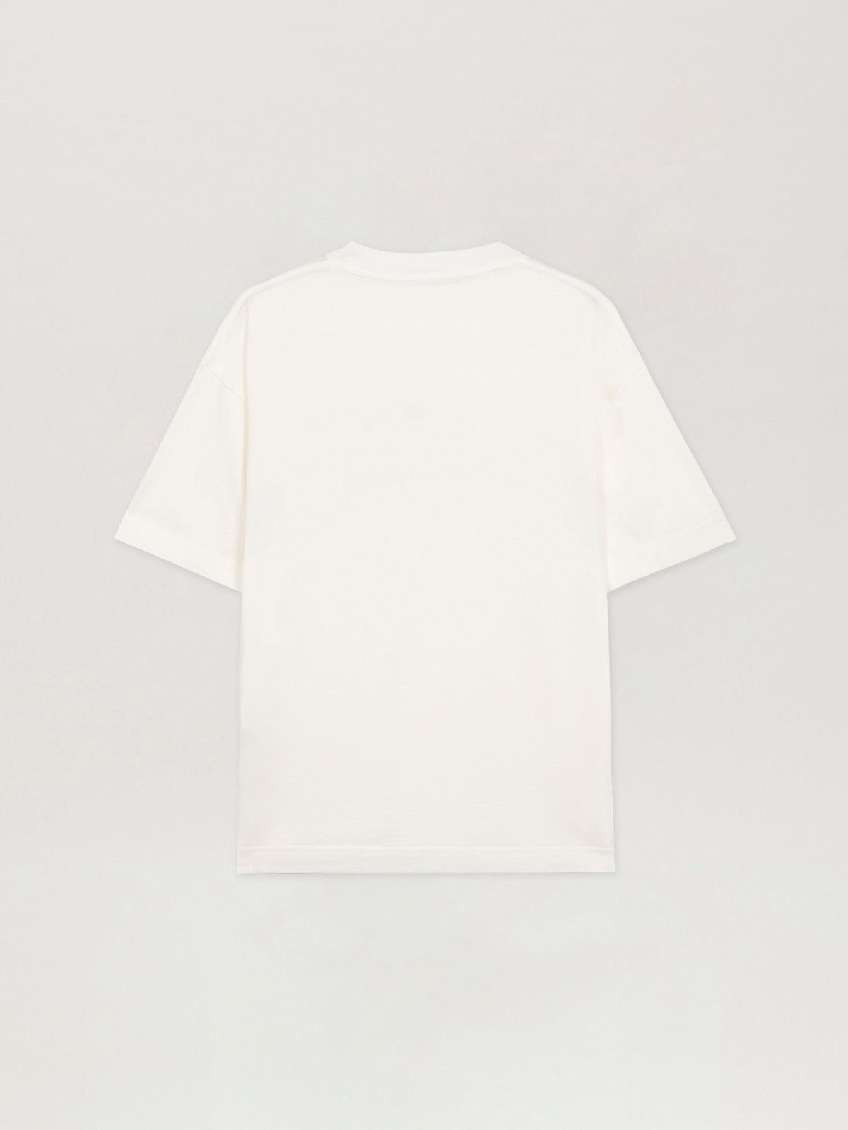 PALM ANGELS Curved Logo T-Shirt OFF WHITE - BLACK PMAA109F25JER003