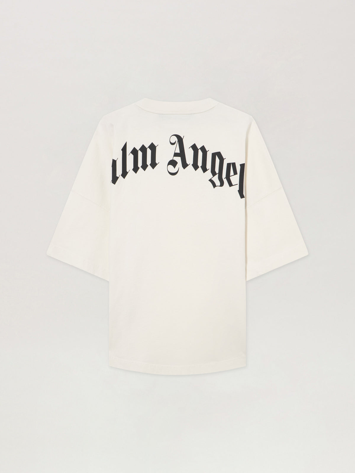 PALM ANGELS Classic Logo Over T-Shirt OFF WHITE BLACK PMAA10BS26JER007
