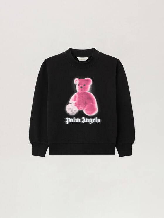Blurred Bear Crewneck Sweater