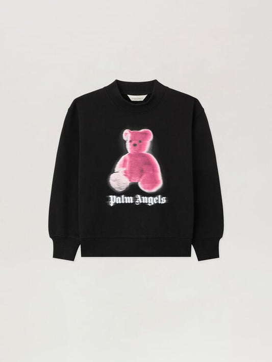 Blurred Bear Crewneck Sweater