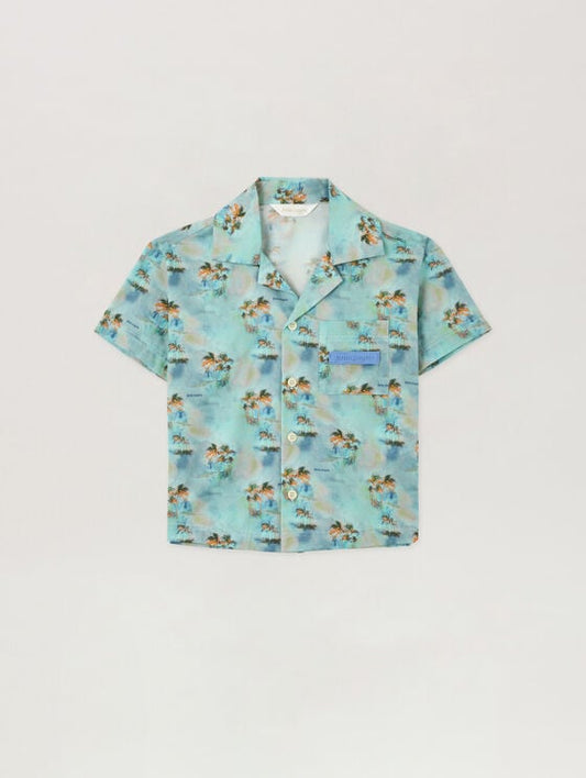 AOP Palms Bowling Shirt