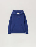 Knit Hoodie with Palm Tree Motif