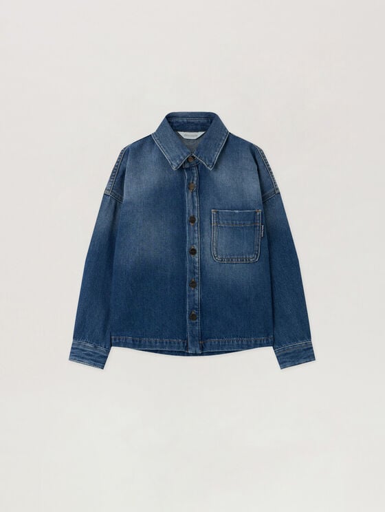Brushed Denim Overshirt