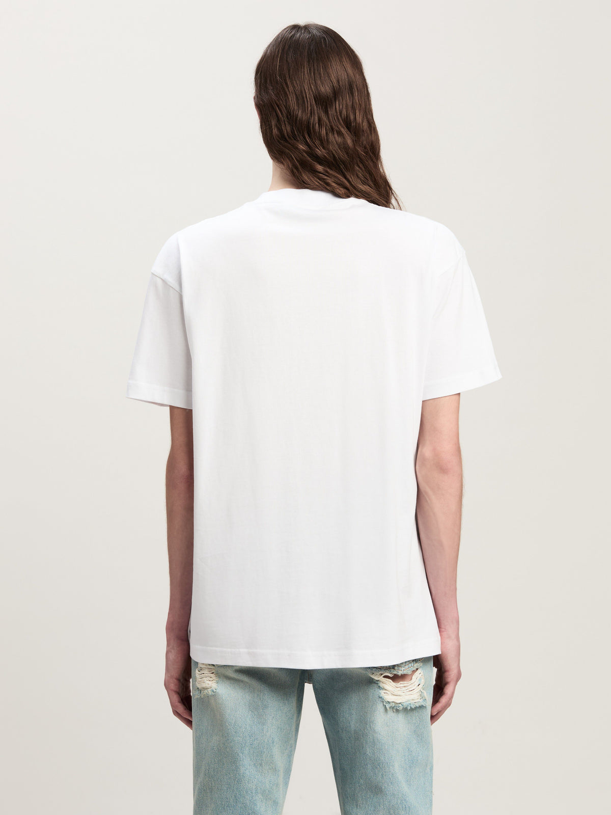 PALM ANGELS NY MONOGRAM SPRAY TEE WHITE PMAA001C99JER026