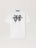 PALM ANGELS Paris Monogram Spray T-Shirt WHITE PMAA001C99JER027