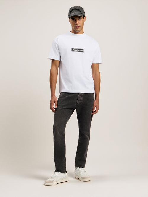 PALM ANGELS  WHITE - BLACK PMAA001C99JER032