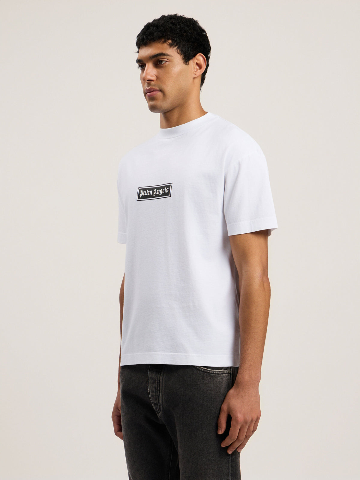 PALM ANGELS  WHITE - BLACK PMAA001C99JER032