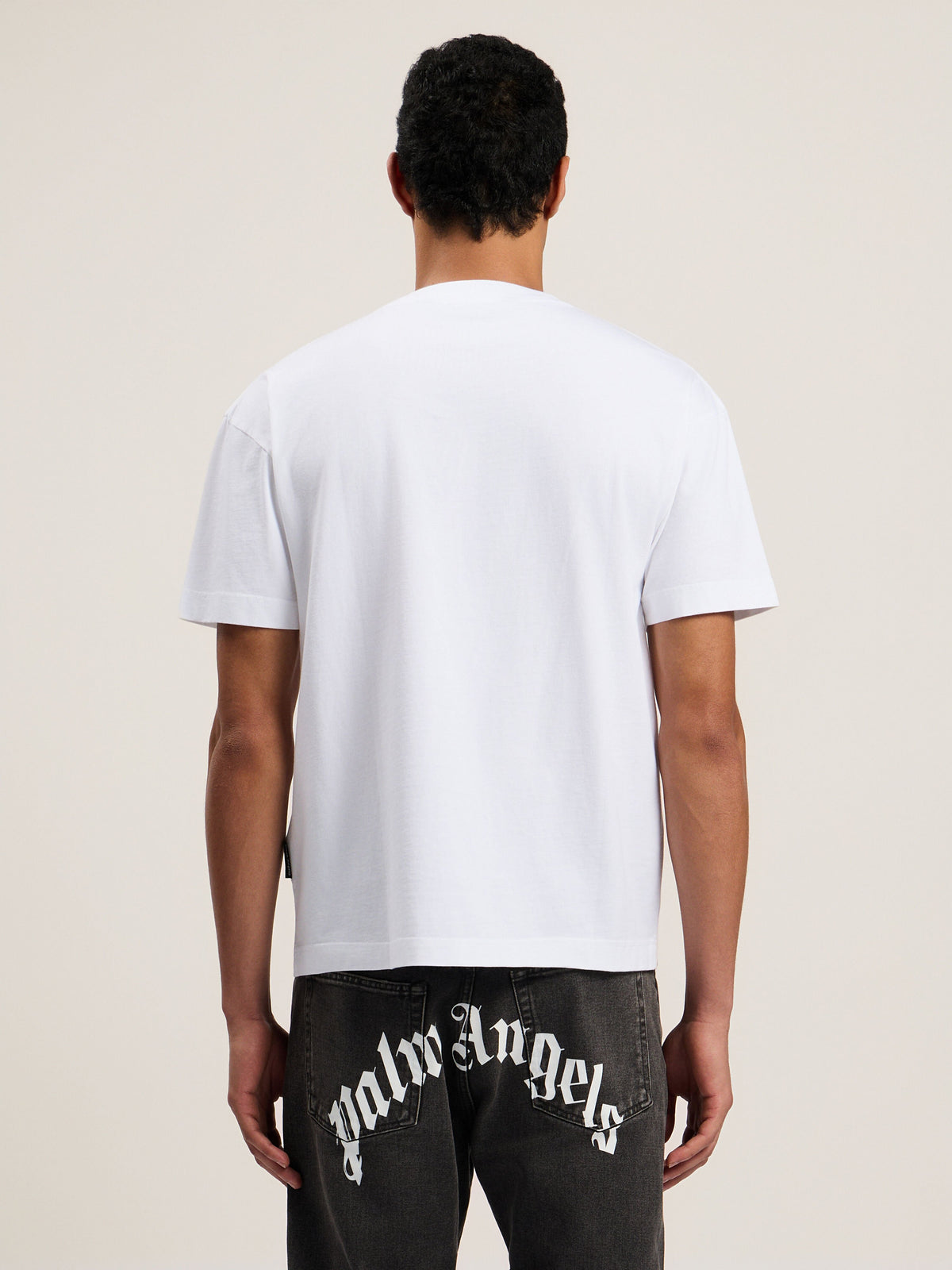 PALM ANGELS  WHITE - BLACK PMAA001C99JER032