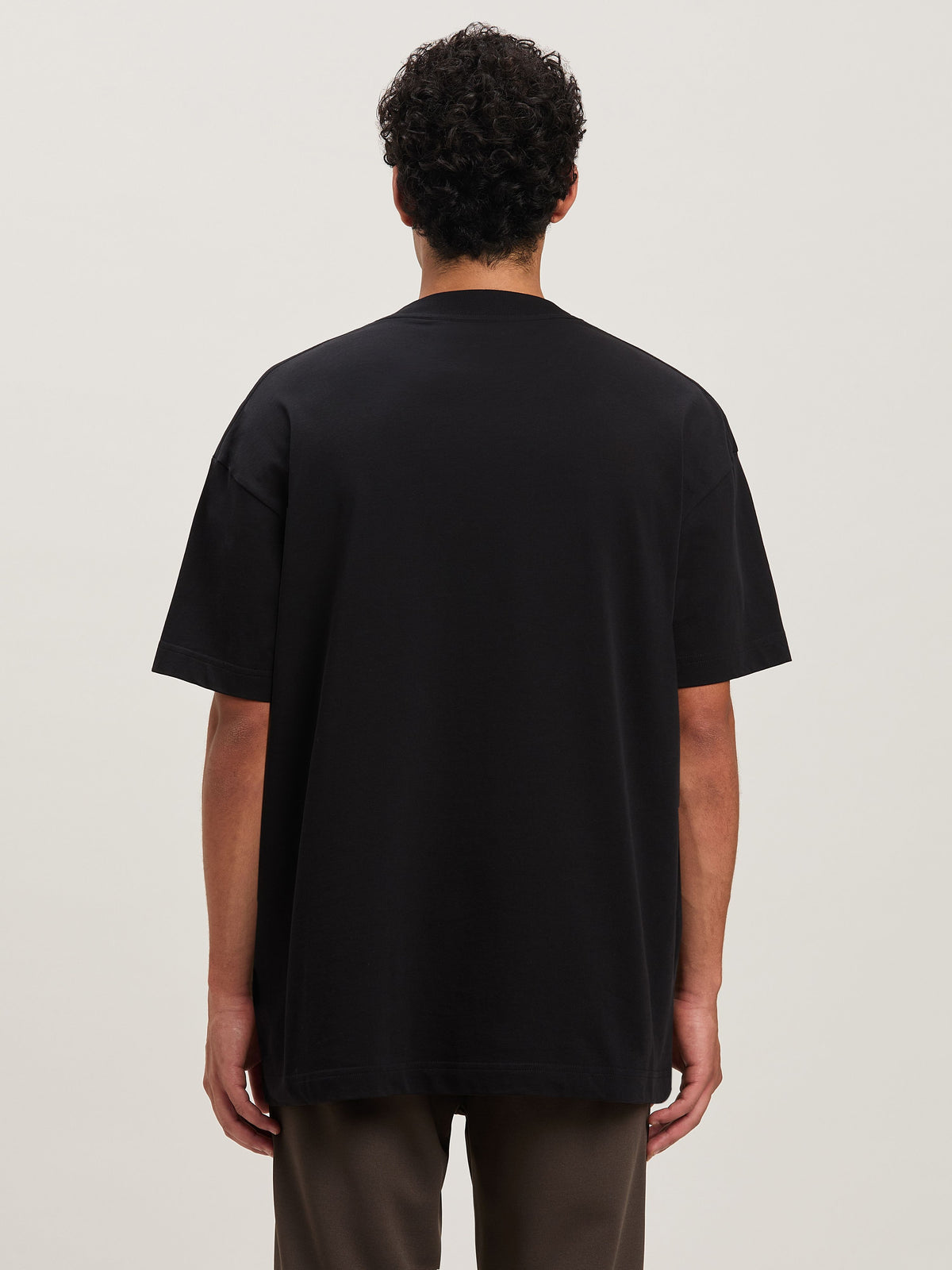 PALM ANGELS  BEAR IN MIND REG TEE BLACK - BROWN PMAA001S25JER005