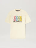 PALM ANGELS  CROSSROADS BEARS TEE IVORY - MULTICOLOR PMAA001S25JER006