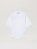 PALM ANGELS Classic Logo Over Tee WHITE BLACK PMAA002C99JER001