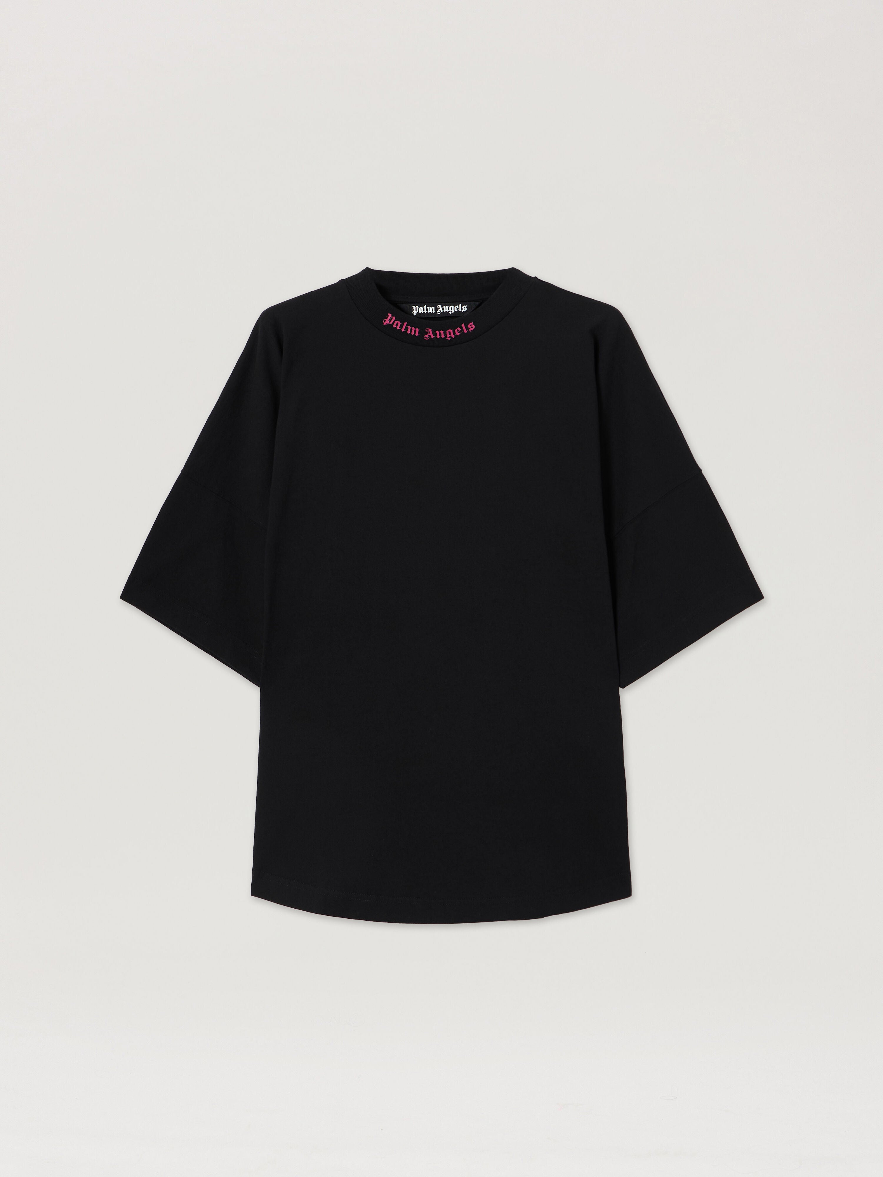 PALM ANGELS  BLACK - FUCHSIA PMAA002C99JER009