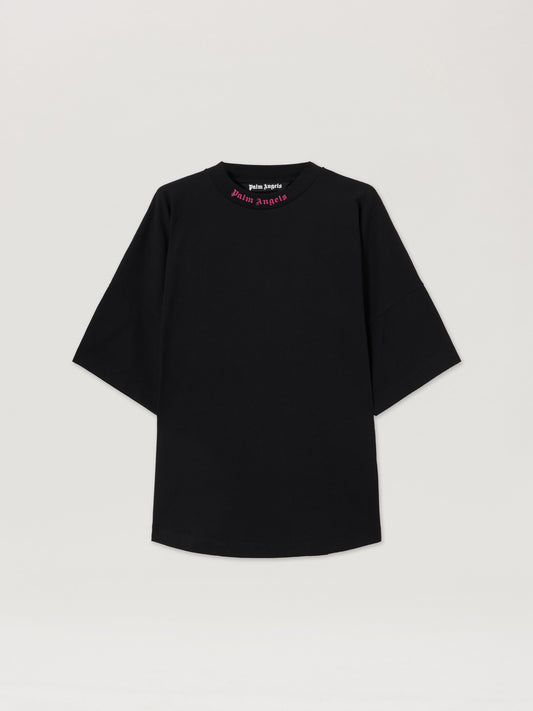 PALM ANGELS  BLACK - FUCHSIA PMAA002C99JER009