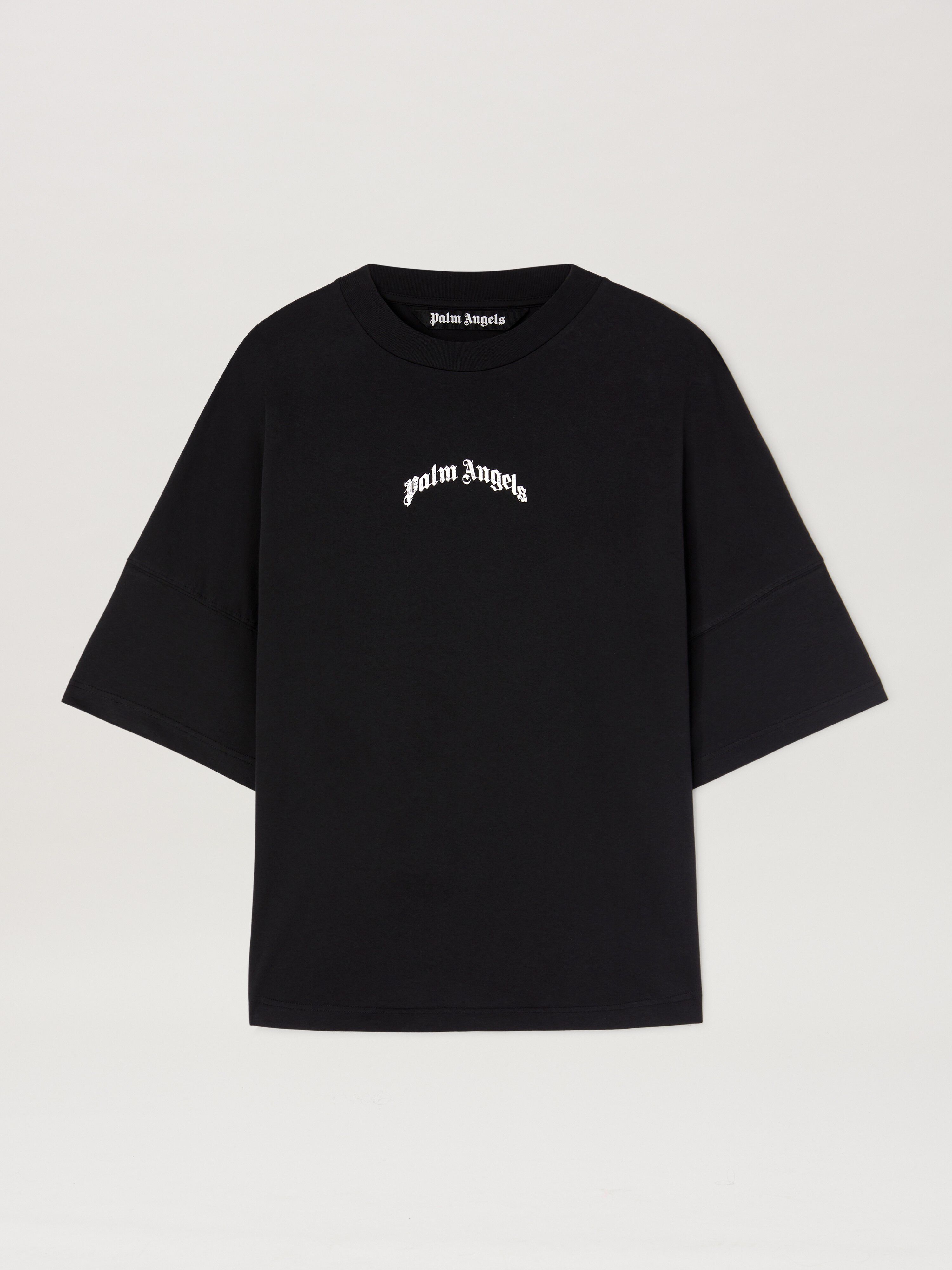 PALM ANGELS  BLACK - OFF WHITE PMAA002S25JER001