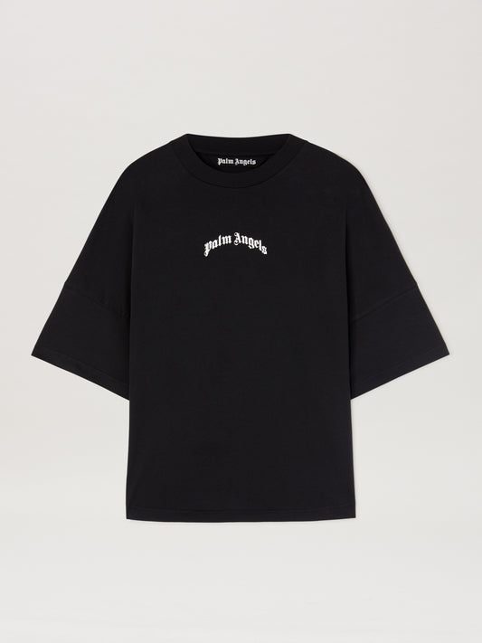 PALM ANGELS  BLACK - OFF WHITE PMAA002S25JER001