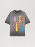 PALM ANGELS Catch Some Sun T-Shirt BLACK - MULTICOLOR PMAA109F25JER001