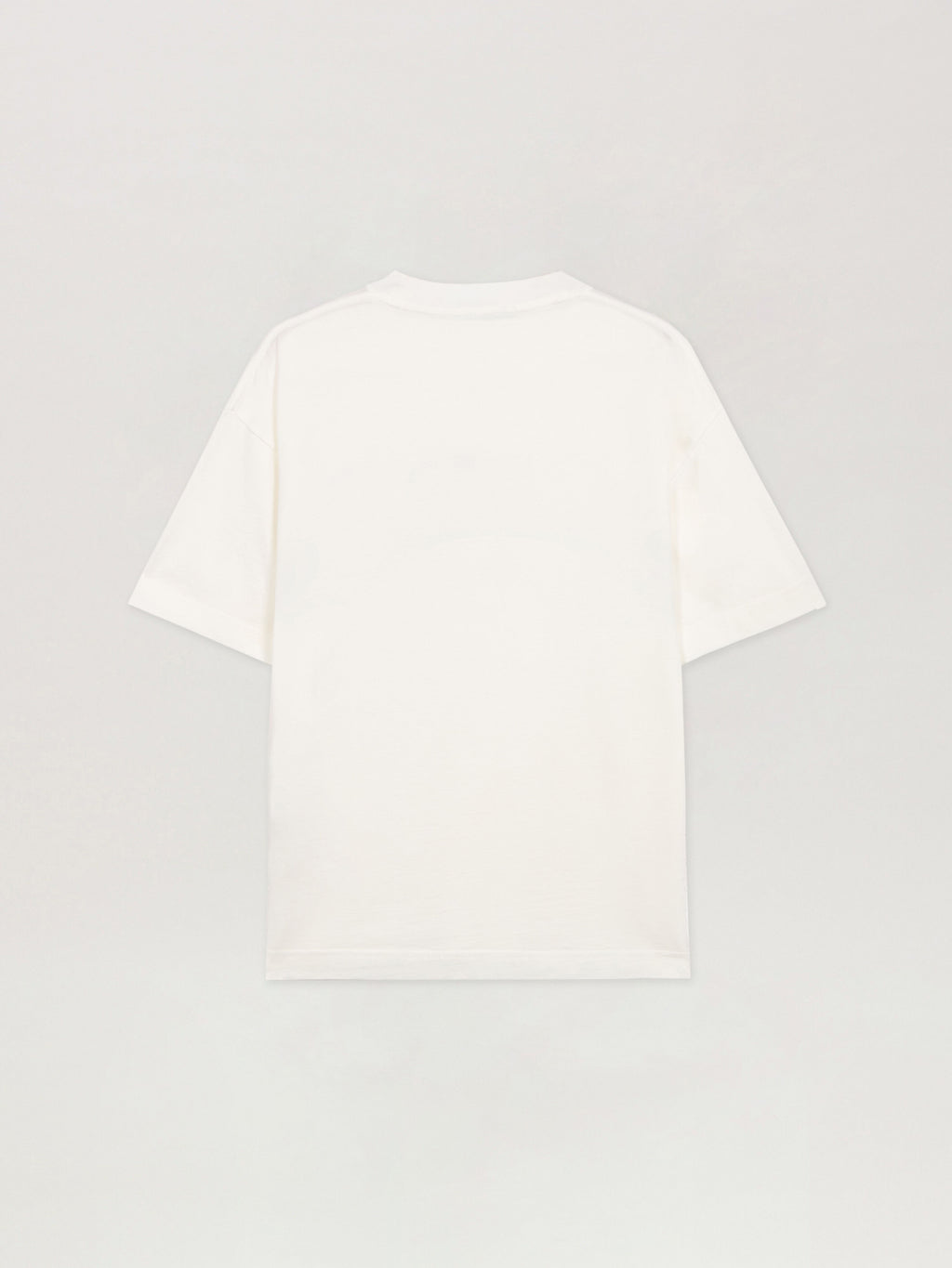 PALM ANGELS Curved Logo T-Shirt OFF WHITE - BLACK PMAA109F25JER003