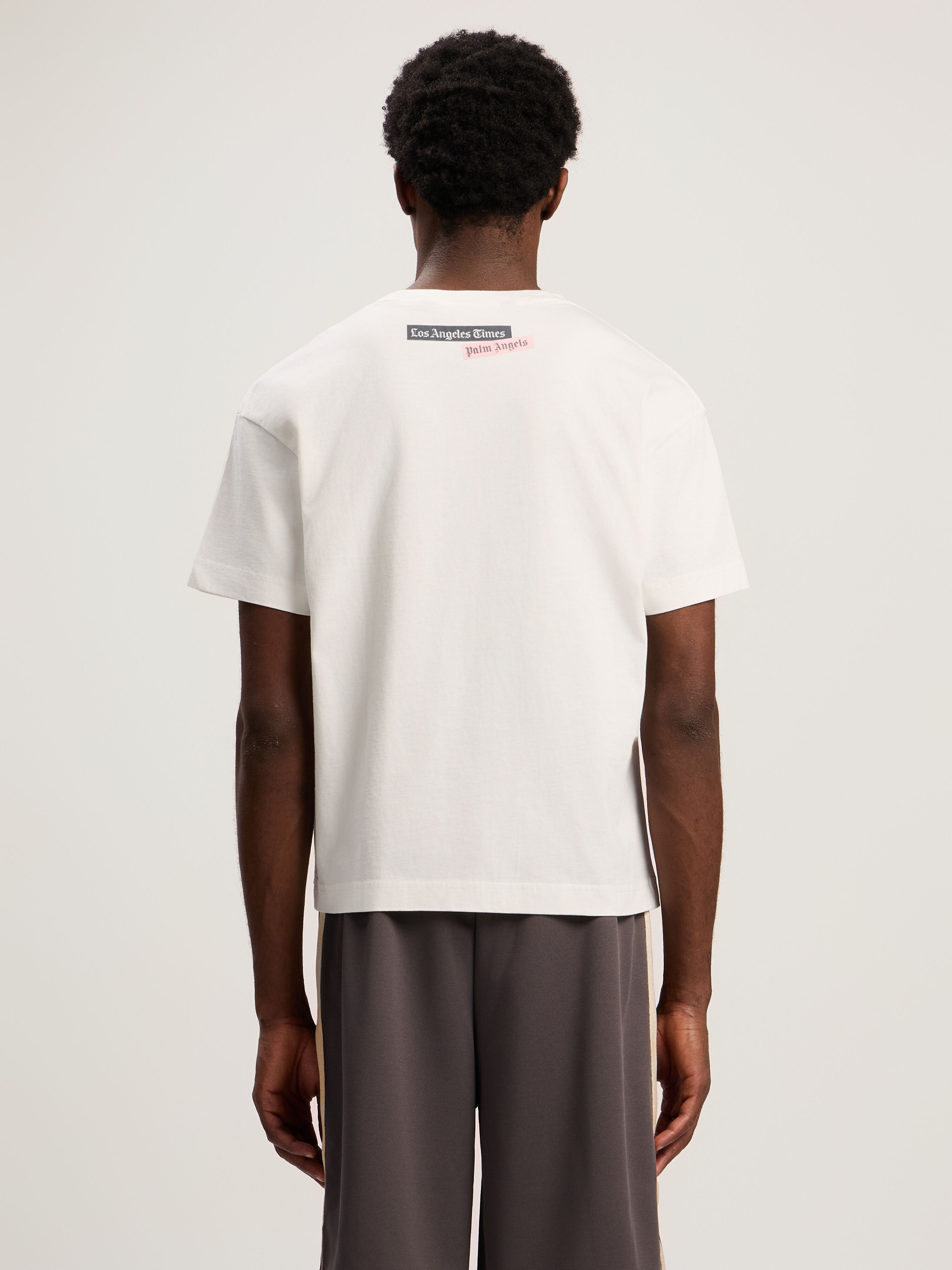 PALM ANGELS PaxLaTimesT-Shirt OFF WHITE - MULTICOLOR PMAA109F25JER005