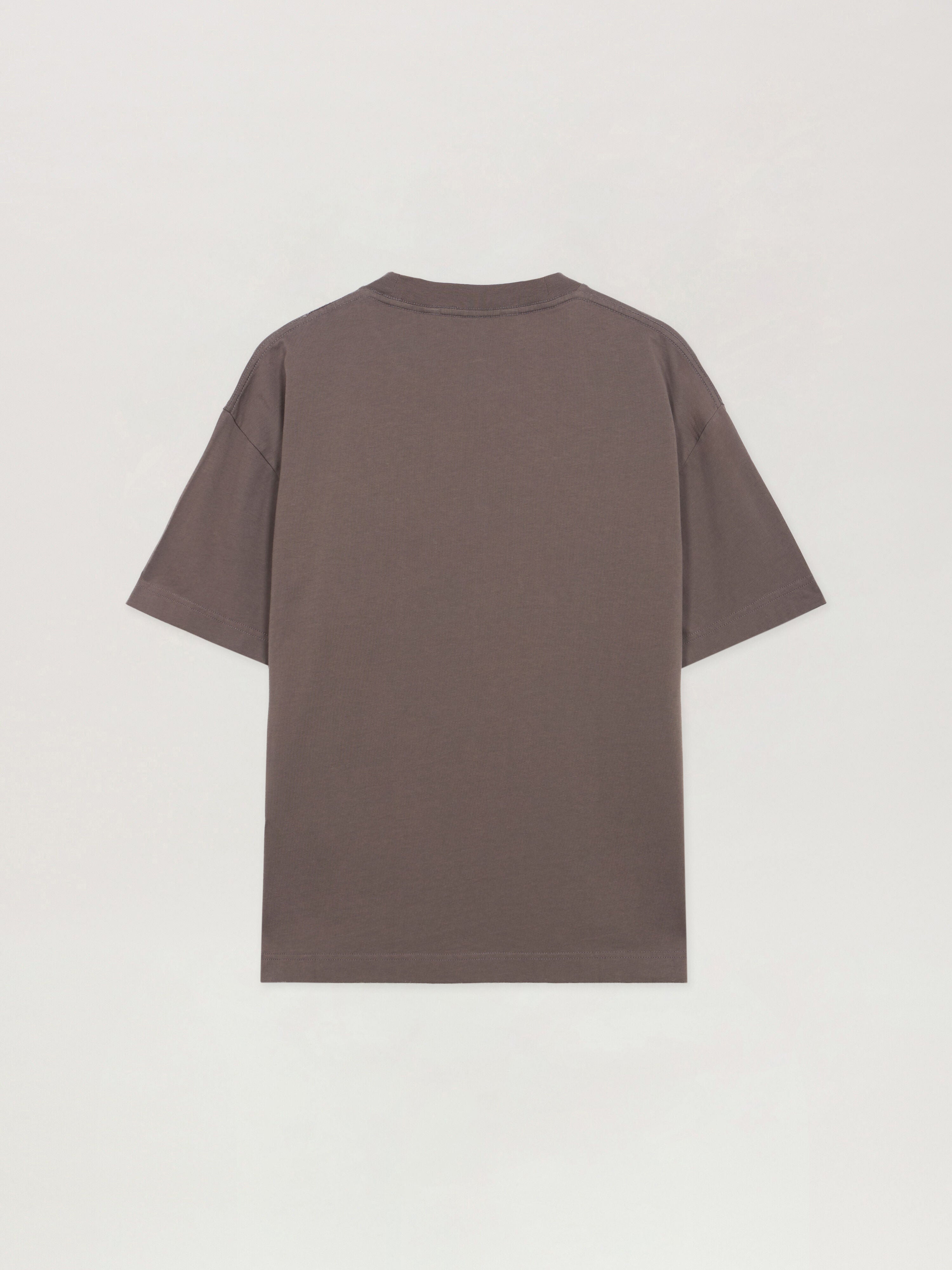 PALM ANGELS Snake Box Logo Regular T-Shirt DARK GREY - GREEN PMAA109F25JER008