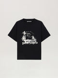 PALM ANGELS Palm Statement T-Shirt BLACK OFF WHITE PMAA109S26JER006