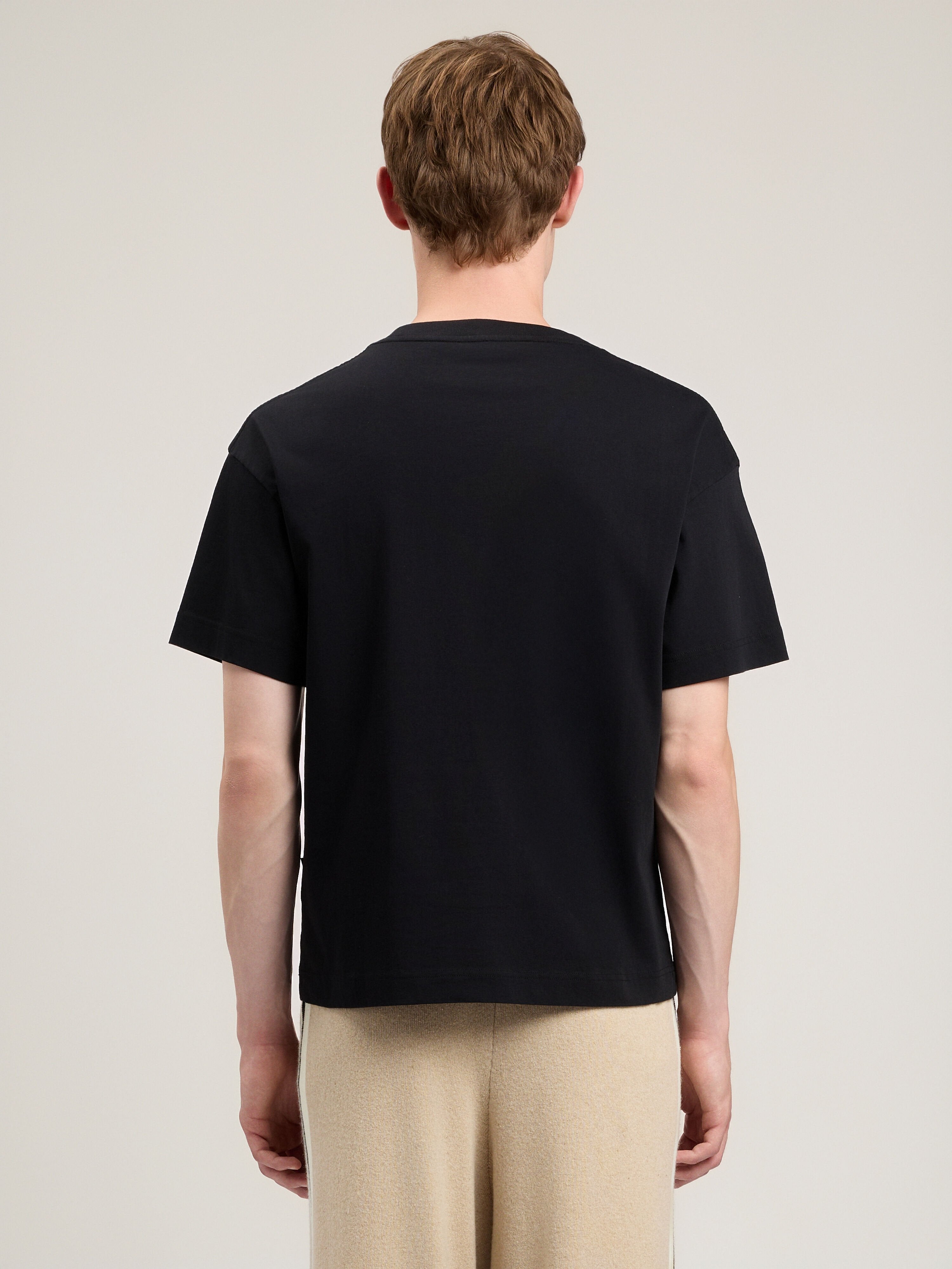 PALM ANGELS Bear T-Shirt BLACK BROWN PMAA109S26JER00A