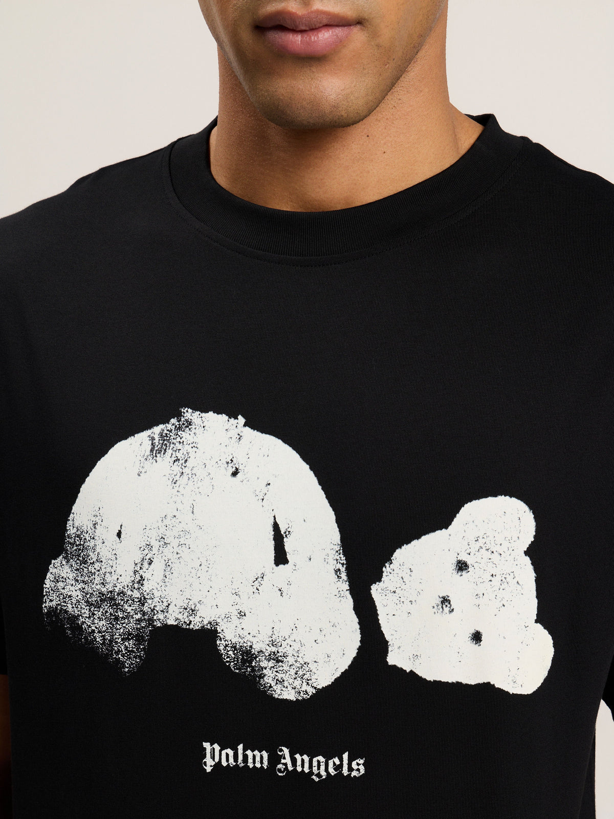 PALM ANGELS  Black/White PMAA109T26JER002