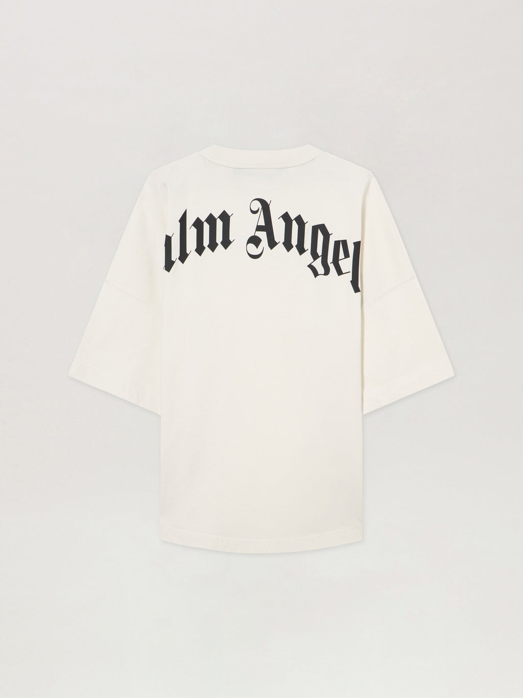 PALM ANGELS Classic Logo Over T-Shirt OFF WHITE BLACK PMAA10BS26JER007