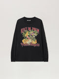 PALM ANGELS Rest In Palm Long Sleeve T-Shirt BLACK - MULTICOLOR PMAB058F25JER004