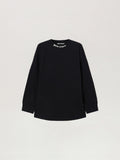 PALM ANGELS Classic Logo Long-Sleeved Over T-Shirt BLACK OFF WHITE PMAB059S26JER001