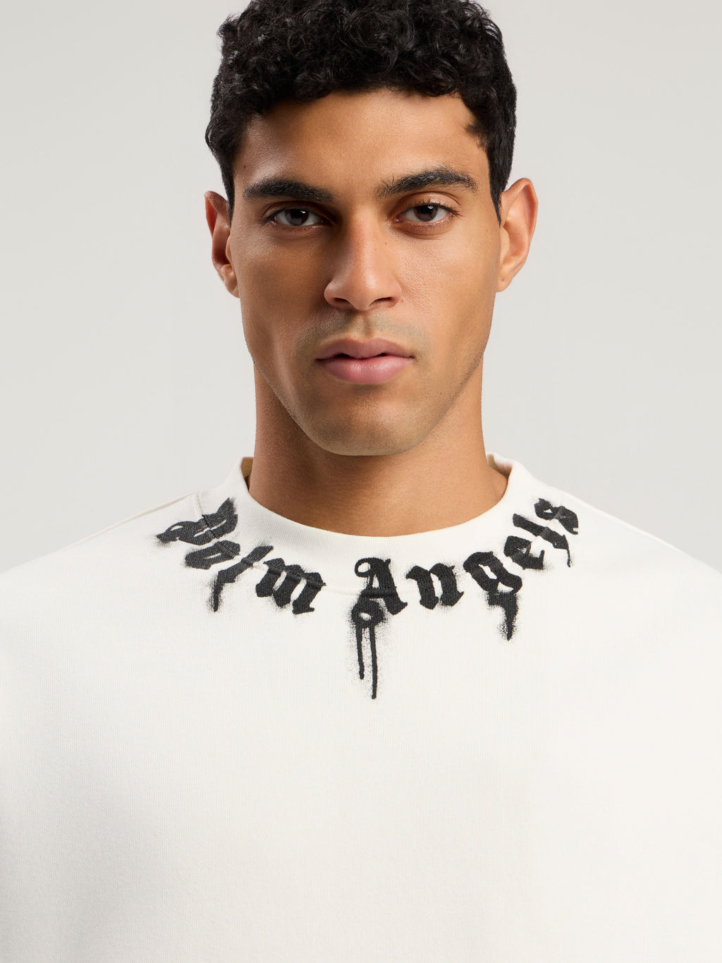 PALM ANGELS  OFF WHITE - BLACK PMBA08HF25FLE003