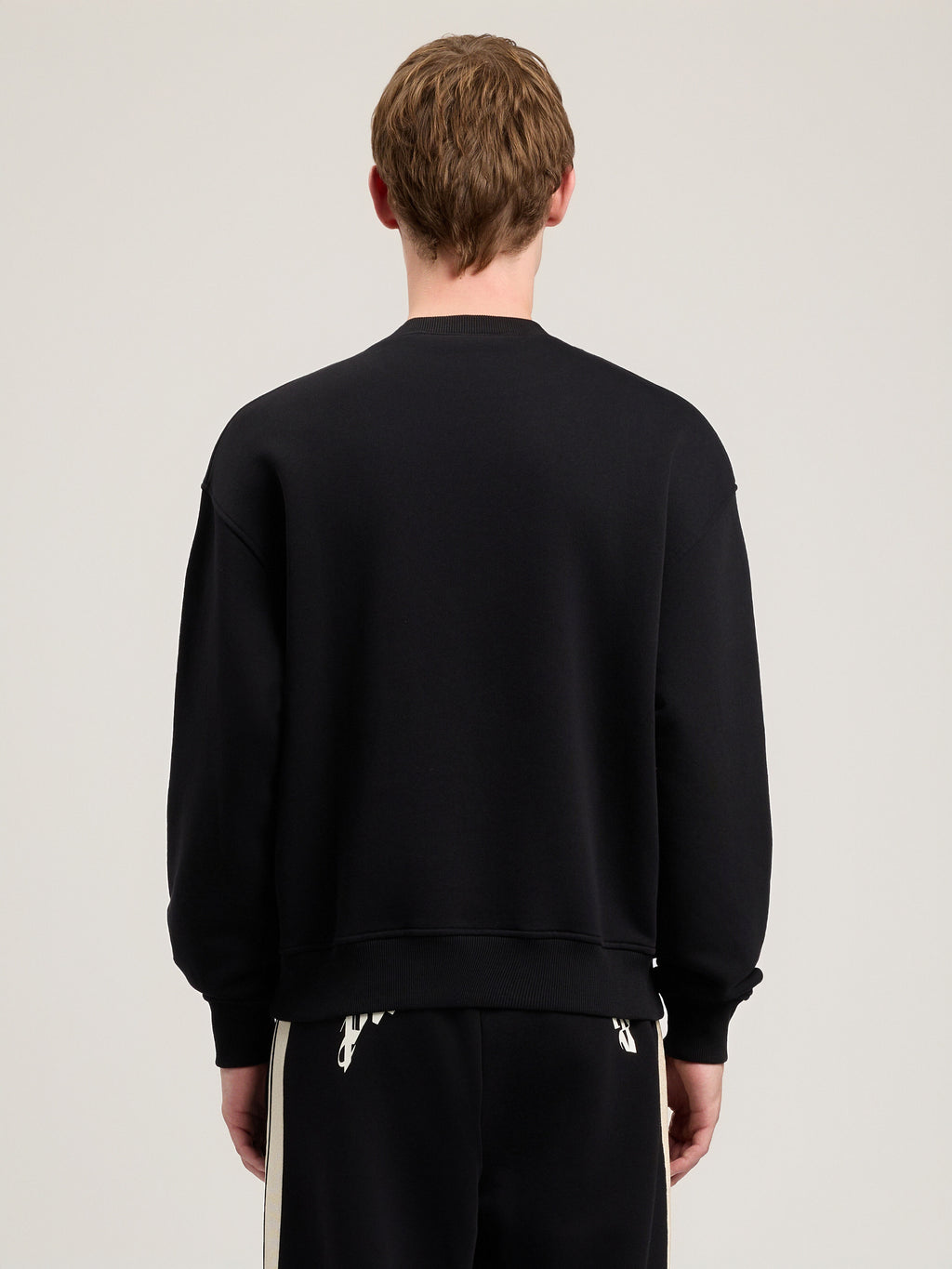 PALM ANGELS Bear Sweatshirt BLACK BROWN PMBA08HS26FLE009