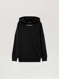 PALM ANGELS Classic Logo Over Hoodie BLACK OFF WHITE PMBB036S26FLE001