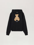 PALM ANGELS Bear Hoodie BLACK BROWN PMBB17DS26FLE00C