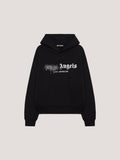 PALM ANGELS Spray City Los Angeles Hoodie Black/Black PMBB17DT26FLE001