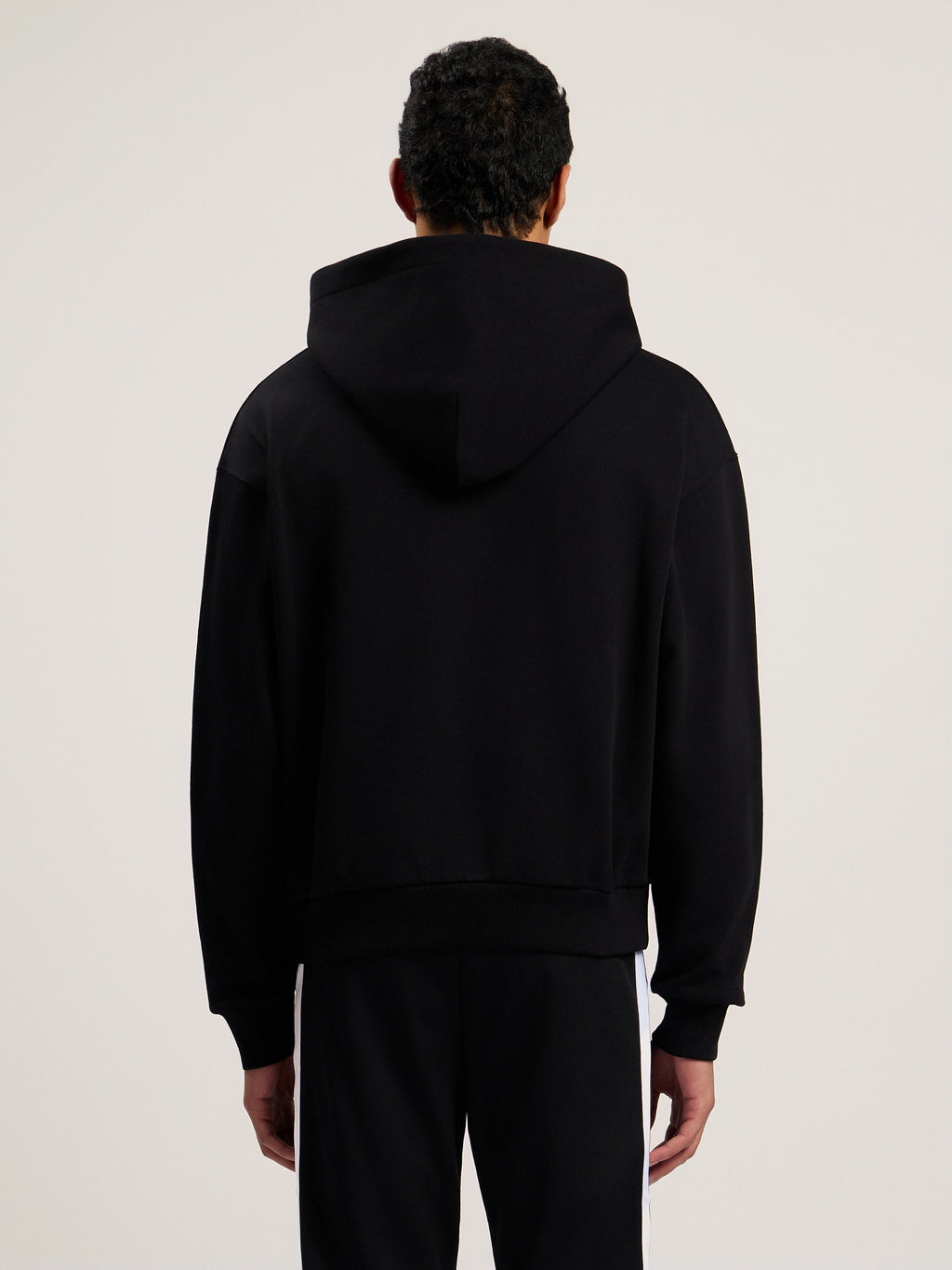PALM ANGELS Spray City Los Angeles Hoodie Black/Black PMBB17DT26FLE001