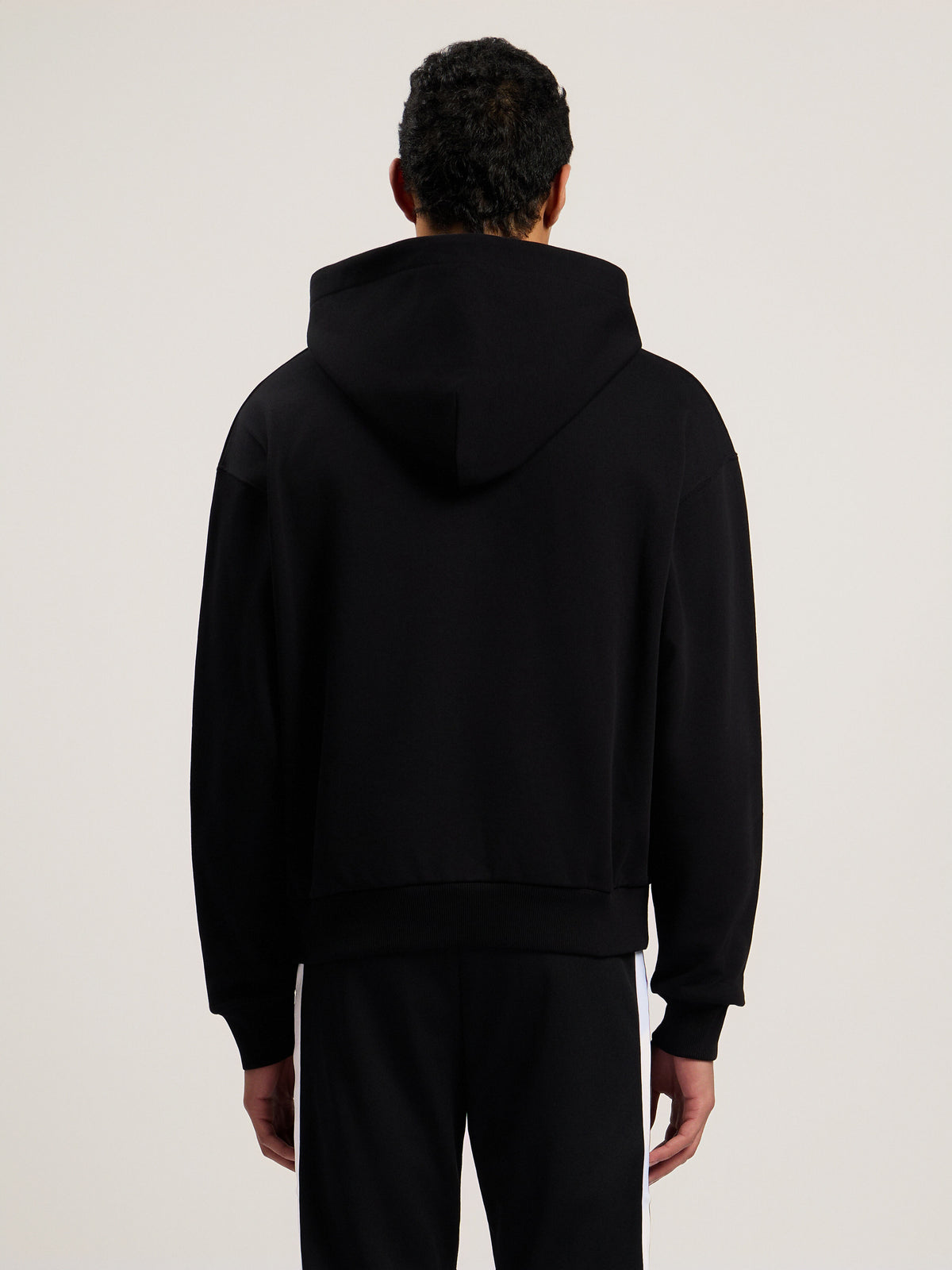 PALM ANGELS Spray City Los Angeles Hoodie Black/Black PMBB17DT26FLE001