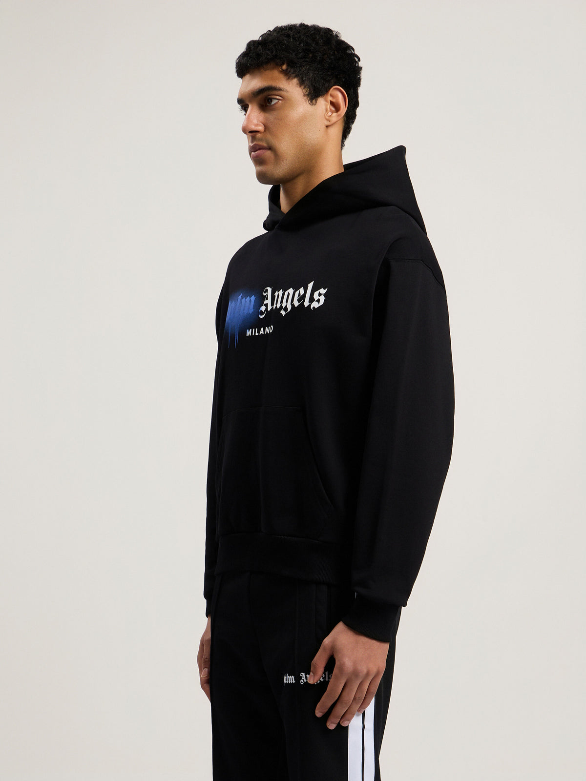 PALM ANGELS  Black/Blue PMBB17DT26FLE004