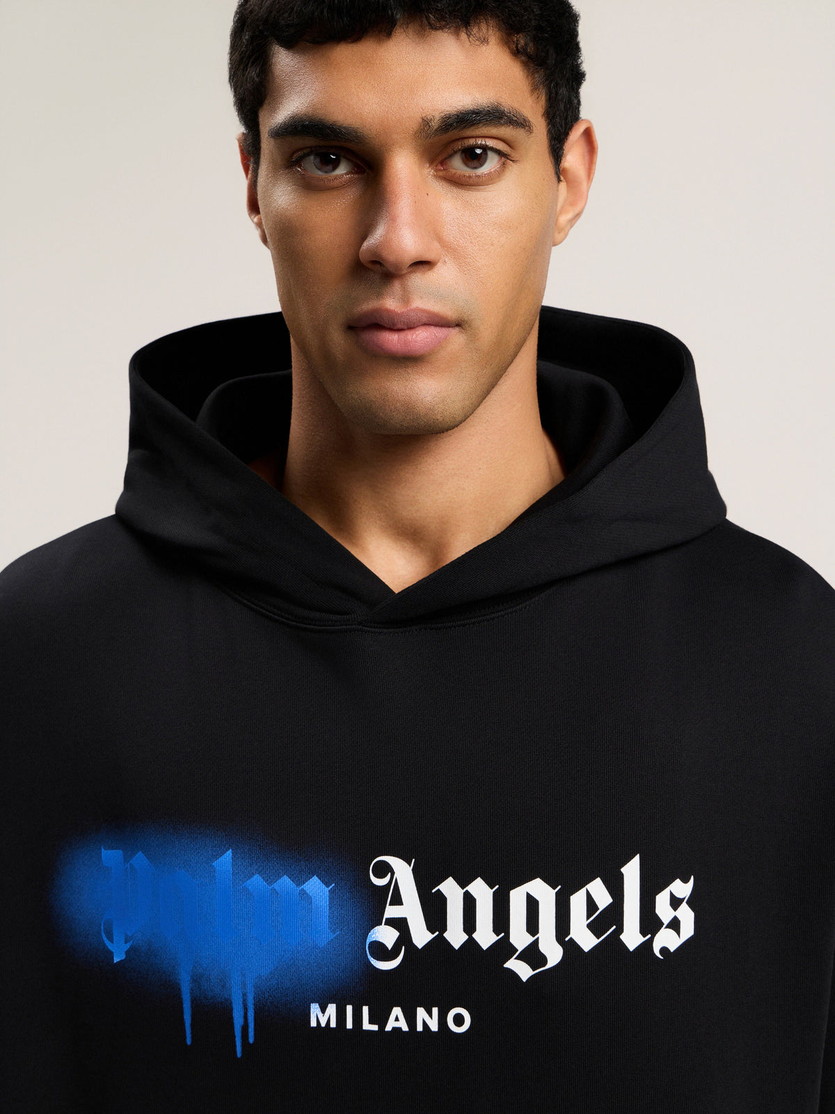 PALM ANGELS  Black/Blue PMBB17DT26FLE004