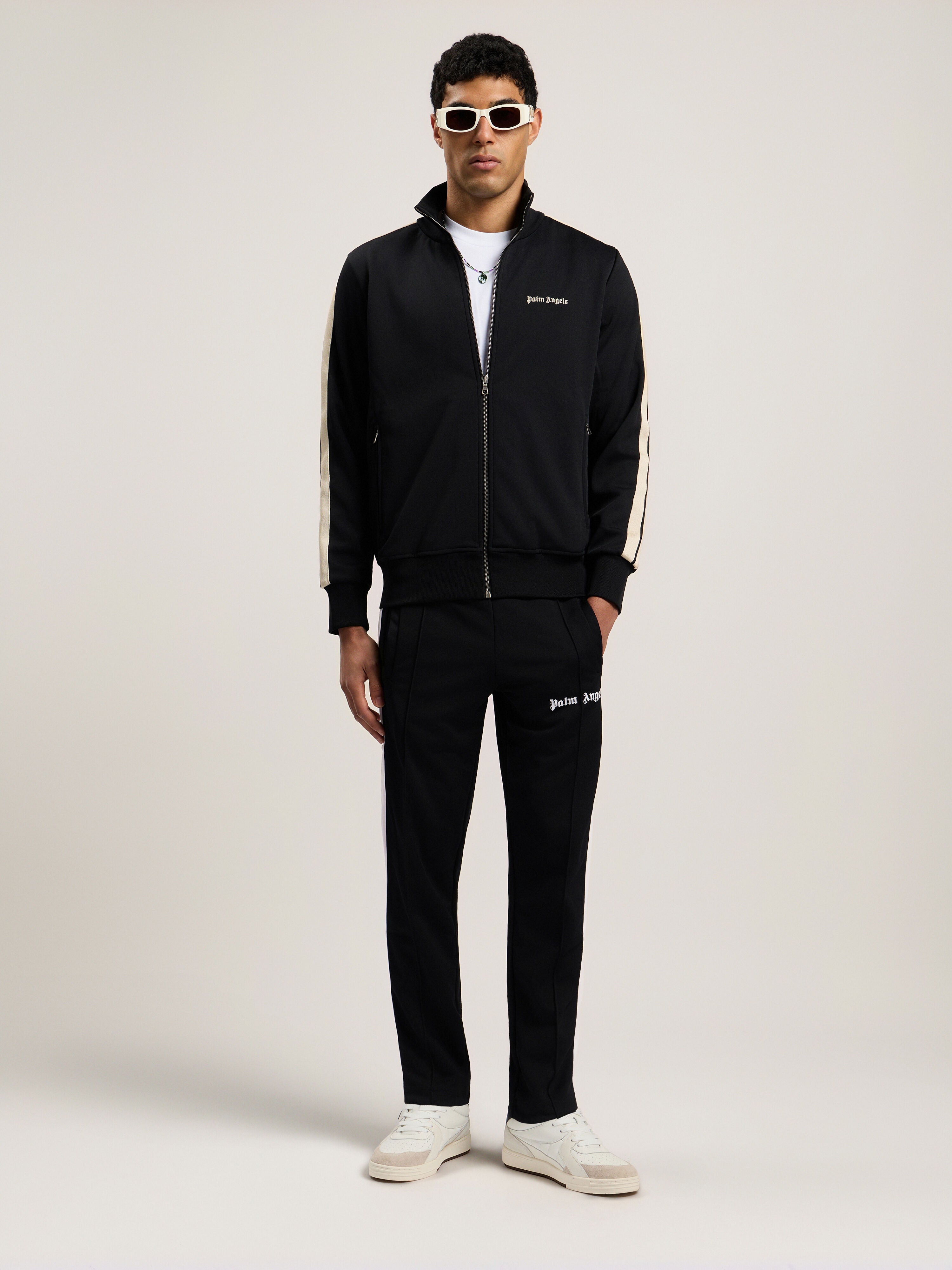 PALM ANGELS  BLACK OFF WHITE PMBD058C99FAB001