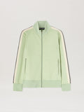 PALM ANGELS  CLASSIC LOGO TRACK JACKET SAGE - OFF WHI SAGE - OFF WHITE PMBD058S25FAB001