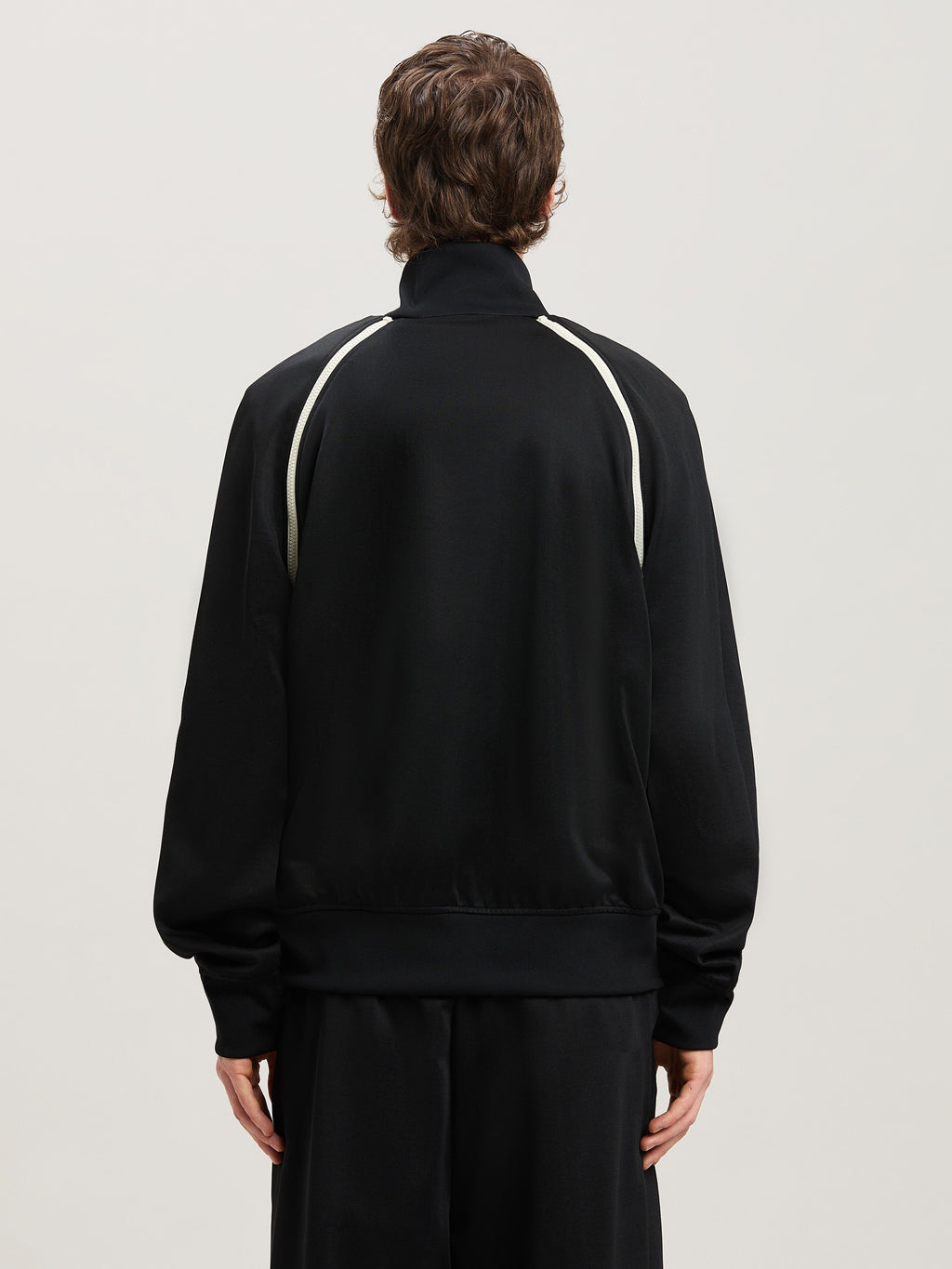 PALM ANGELS  VINTAGE TRACK JACKET BLACK - BLACK PMBD082S25FAB001