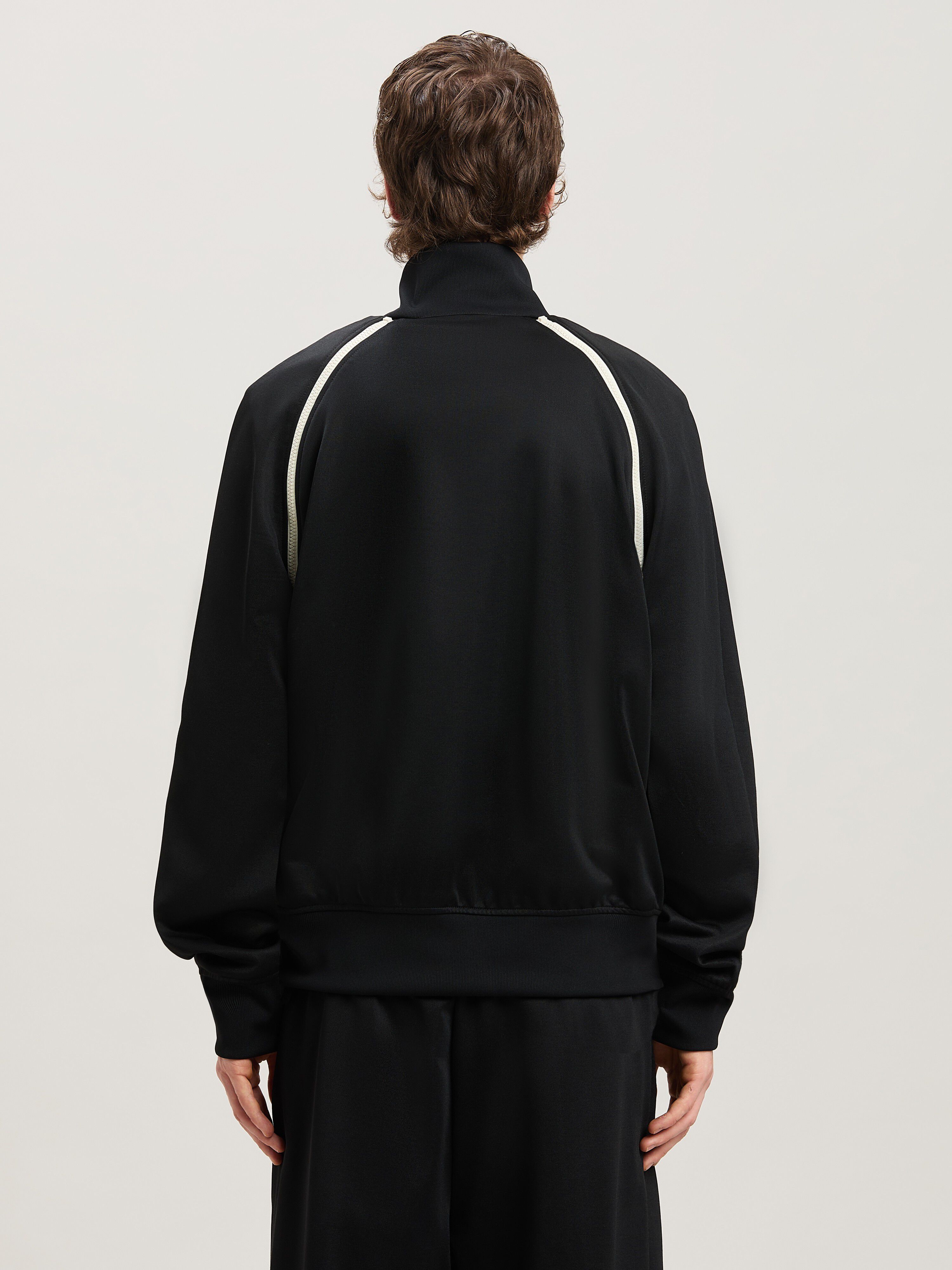 PALM ANGELS  VINTAGE TRACK JACKET BLACK - BLACK PMBD082S25FAB001