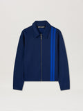 PALM ANGELS  SUIT TRACK JACKET NAVY BLUE - BLUE PMBD086S25FAB001