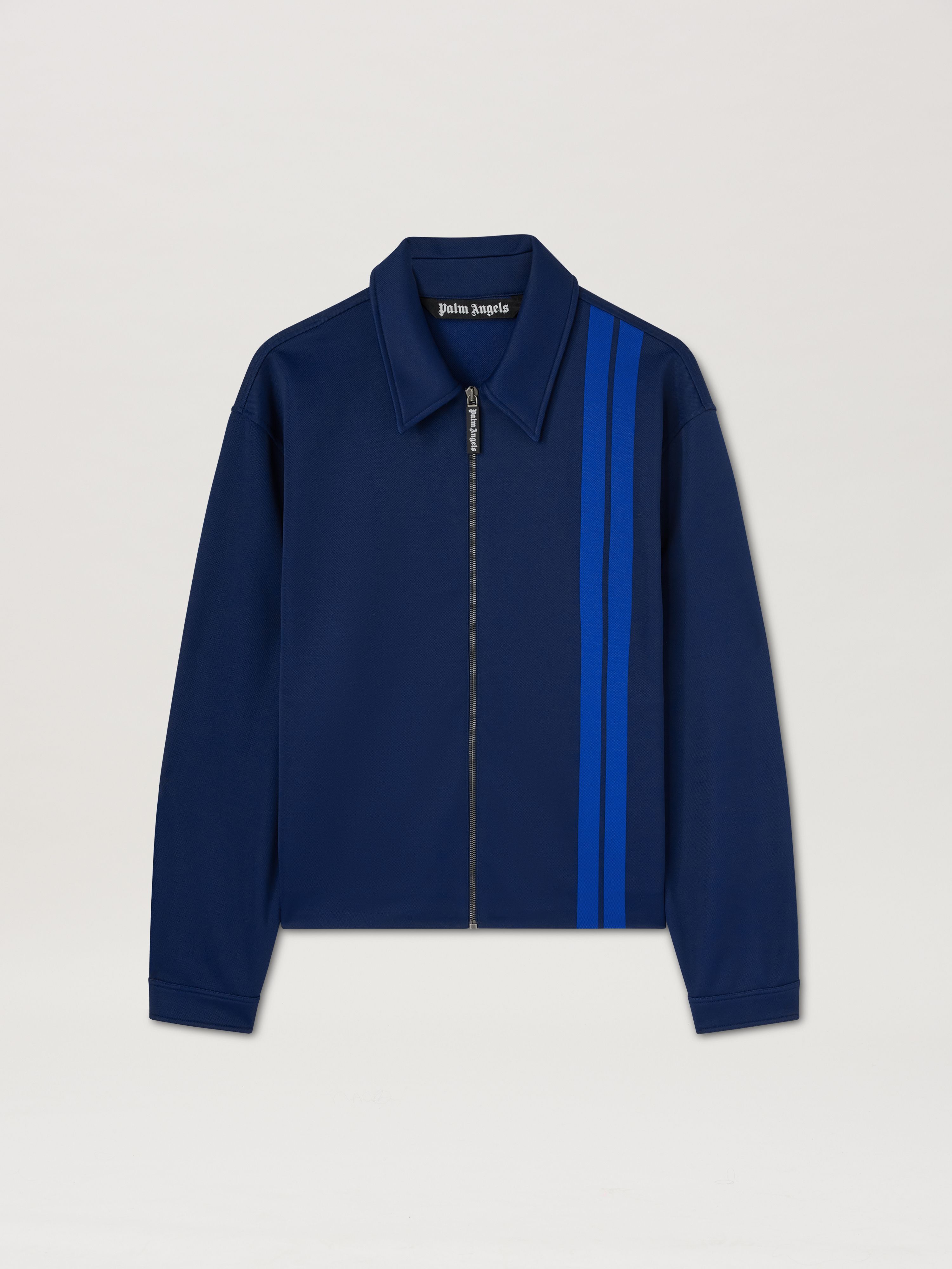 PALM ANGELS  SUIT TRACK JACKET NAVY BLUE - BLUE PMBD086S25FAB001