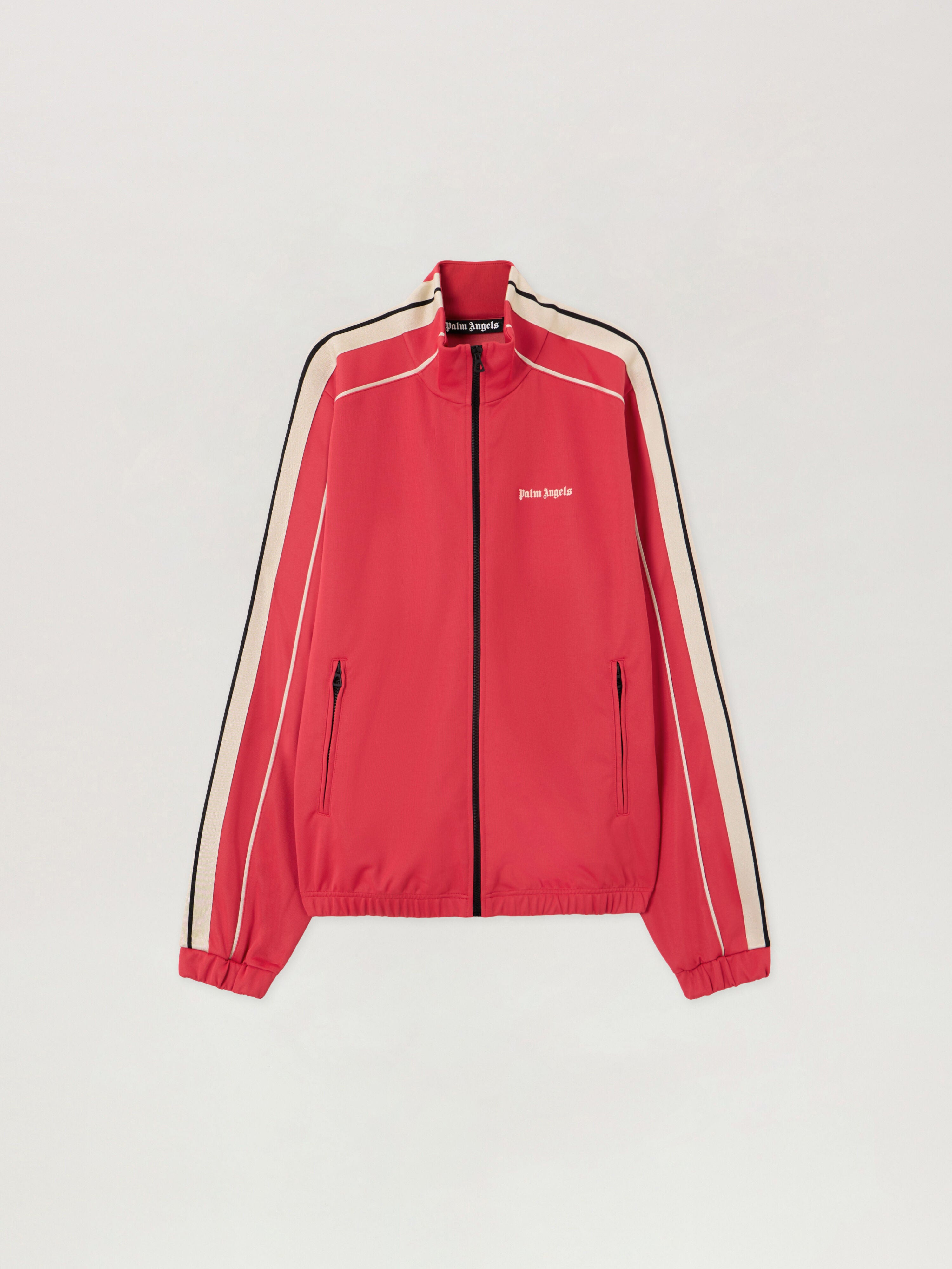 PALM ANGELS Classic Logo Vintage Track Jacket RED OFF WHITE PMBD08NS26FAB001