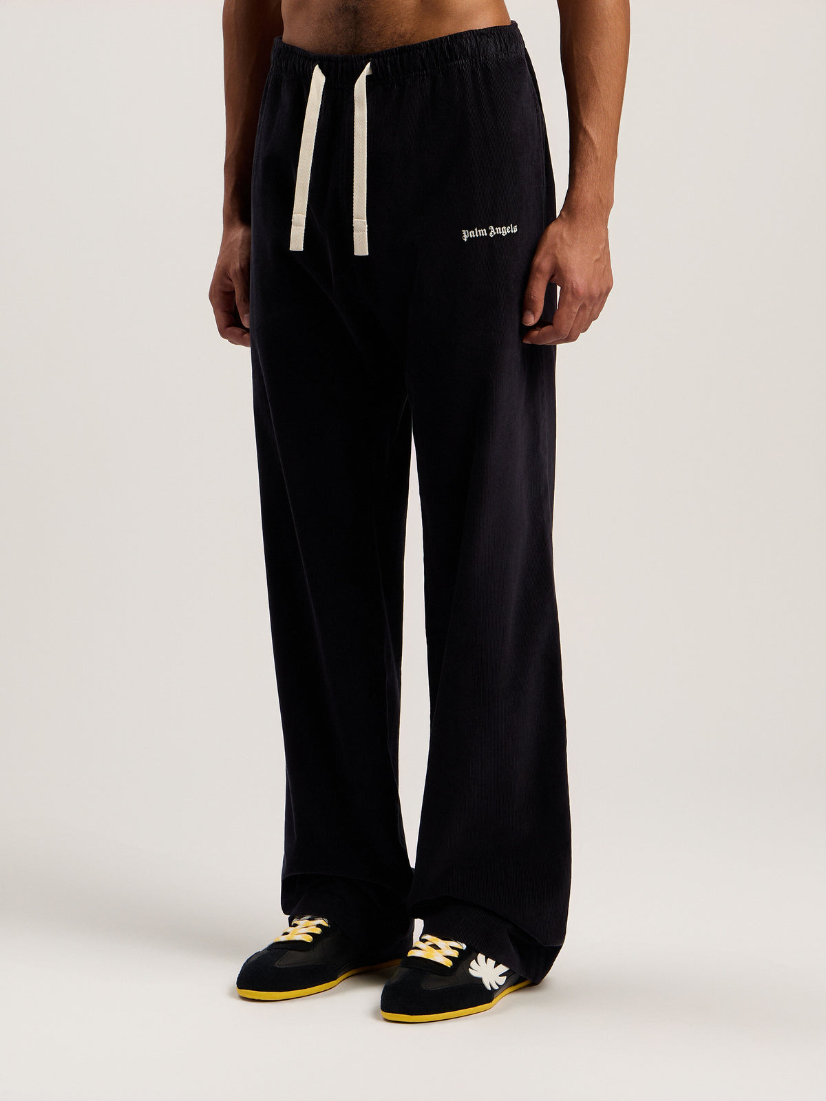 PALM ANGELS  ANTHRACITE - OFF WHITE PMCA141F25FAB001