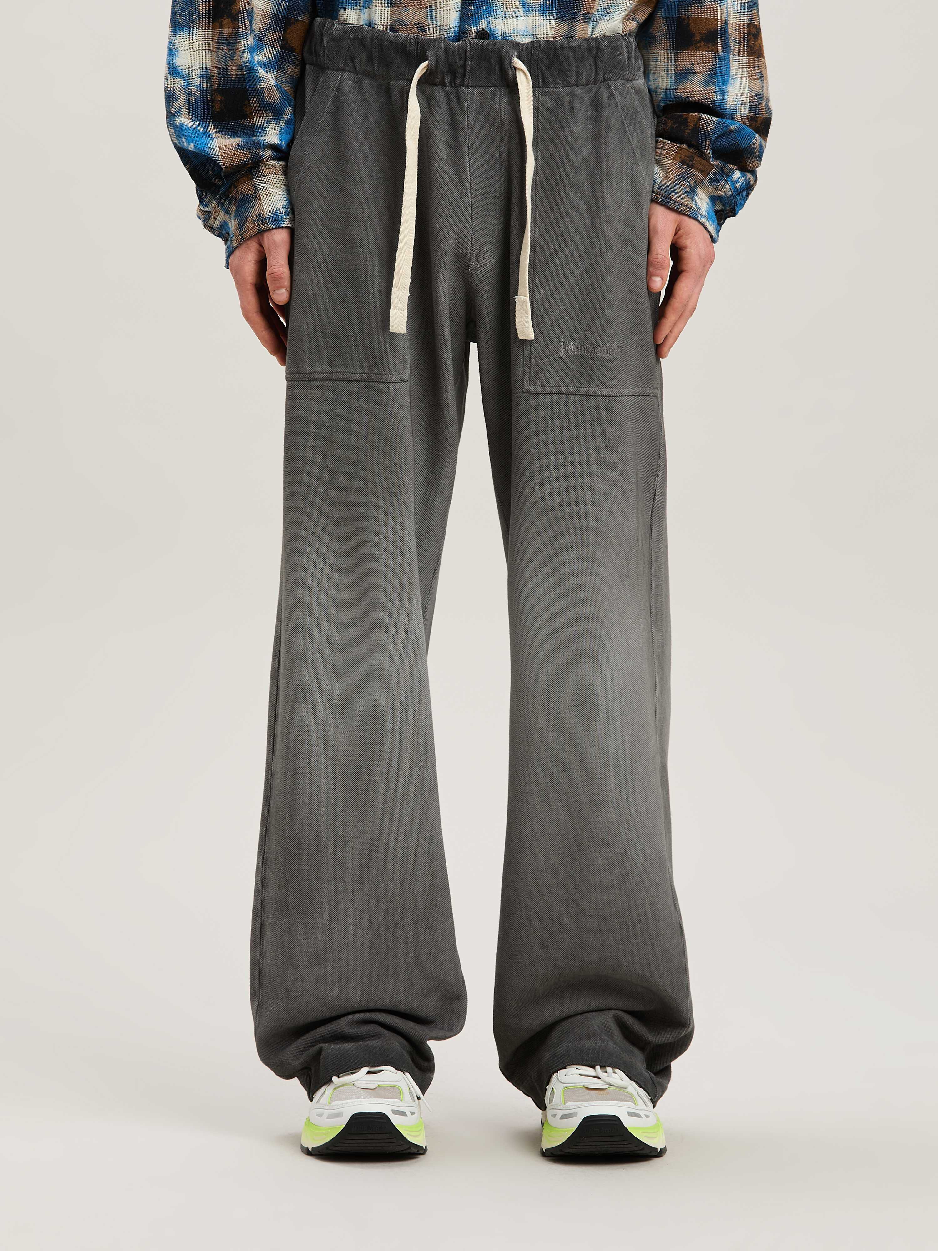 PALM ANGELS  GD CLASSIC LOGO COZY PANTS BLACK - BLACK PMCA17AS25FAB001