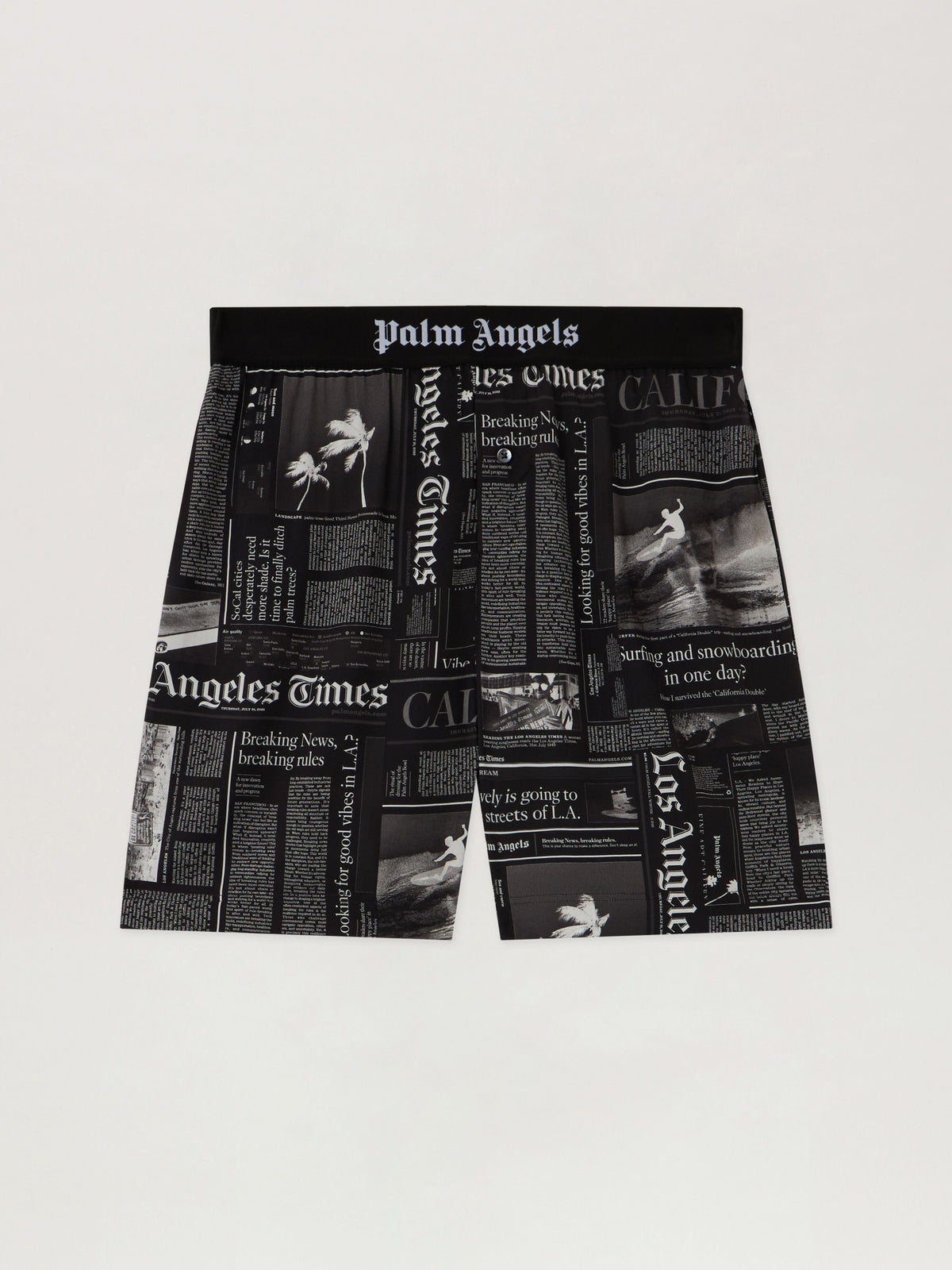 PALM ANGELS  BLACK - OFF WHITE PMCB044F25FAB001