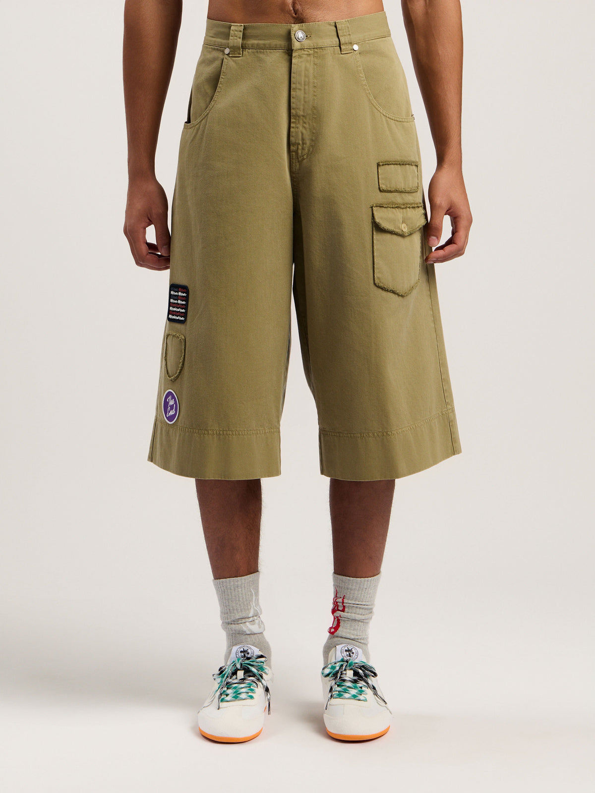 PALM ANGELS  ARMY GREEN - MULTICOLOR PMCB05AF25FAB001