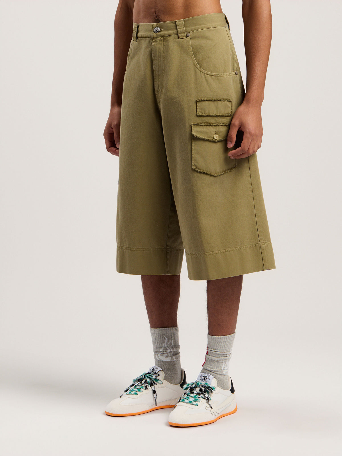 PALM ANGELS  ARMY GREEN - MULTICOLOR PMCB05AF25FAB001